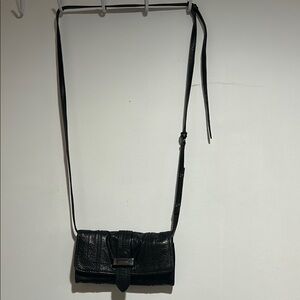 Juicy Couture Vintage Black Leather Crossbody Bag
